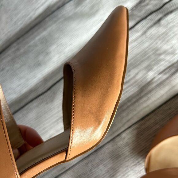 Lulus Faire Tan Pointed-Toe Mules size 9 - Picture 14 of 16